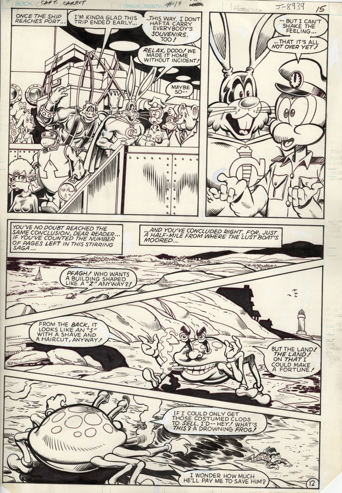 Captain Carrot and his Amazing Zoo Crew Issue 19 Page 12, in John C's DC  Comic Art Gallery Room