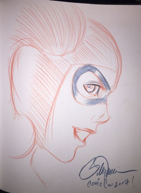 Harley Quinn By Billy Tucci 2007 In Jon Arizas Sketchbook Comic Art Gallery Room 