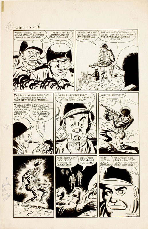 Manny Stallman, War Battles #7 pg 6, in Ben Samuels's Harvey War ...