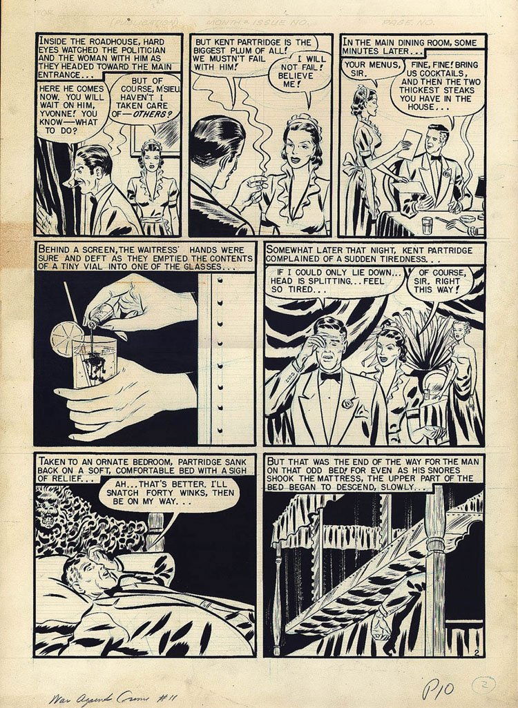 Harry Harrison - A Bed Of Murder Pg2, In Ben Samuels's Ec - War Against 