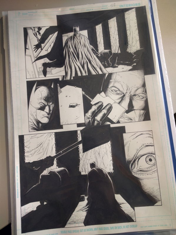 Batman - Earth One Vol 2 , In Rob Coffey's Pages Comic Art Gallery Room