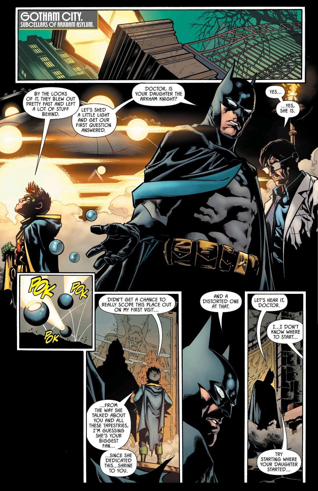 Detective Comics 1004 page 1 (07/2019) featuring Batman, Robin, and ...