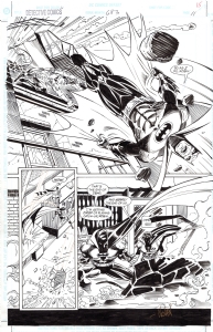 Detective Comics 683 page 11 (03/1995) featuring Batman and Robin, Comic Art