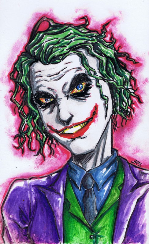 Joker [35c], in JRS ART's JRS ART Comic Art Gallery Room