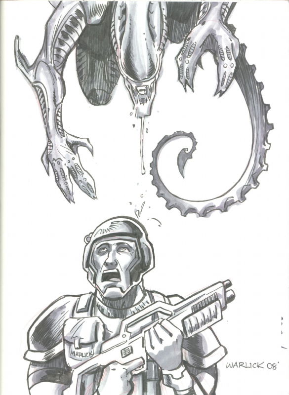 Aliens Artbook - Art by Matthew Warlick — The Art of Matthew Warlick