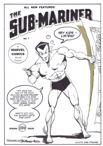 Gilbert,Michael T. - Submariner #1 cover Comic Art