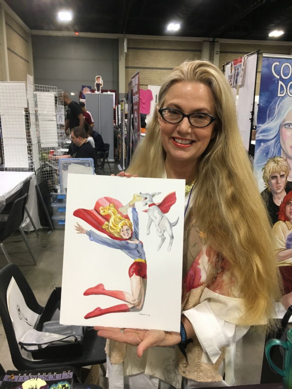 Supergirl And Krypto By Colleen Doran In Oliver Ws 2019 Heroescon