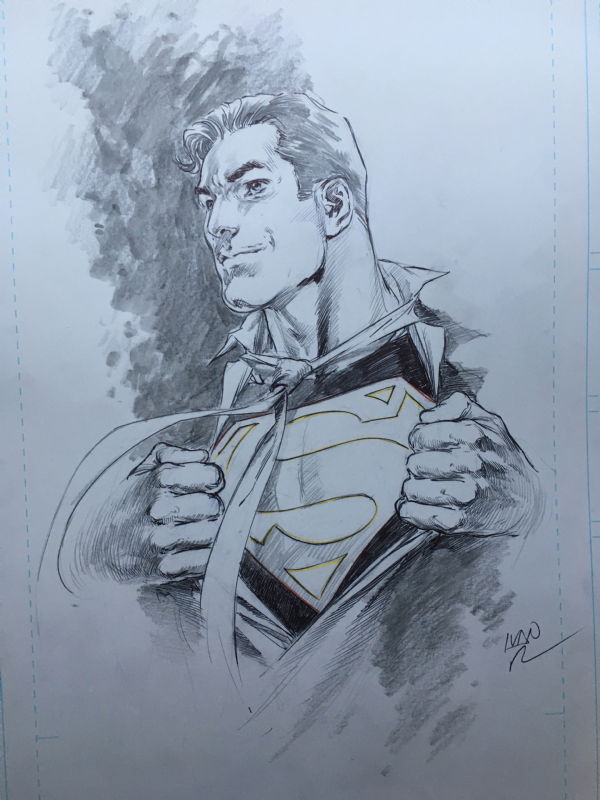 Superman by Ivan Reis, in Oliver W's 2022 New York Comic Con Comic Art ...