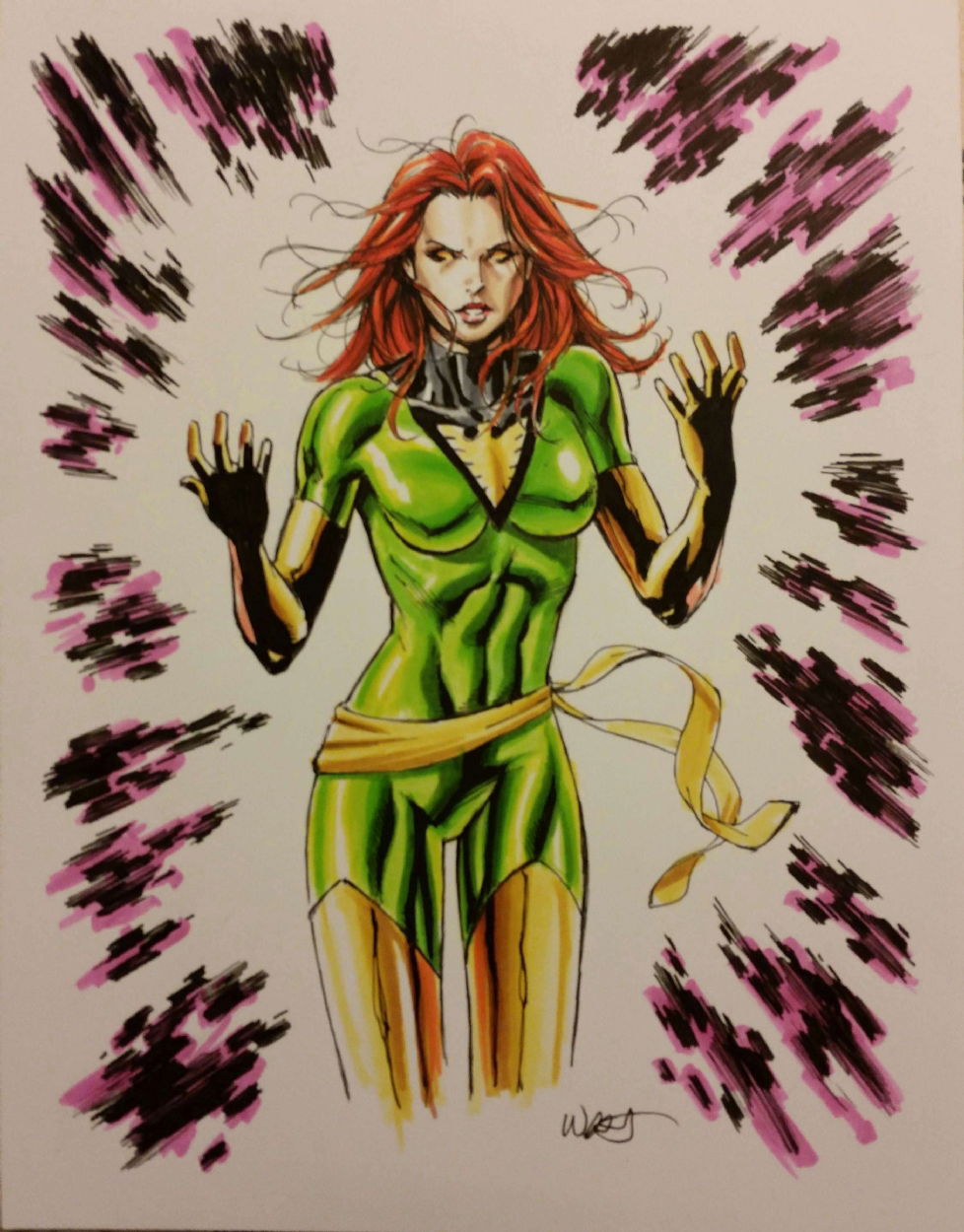 Phoenix by Kevin West, in Paul S Lee's Convention Sketches Comic Art ...