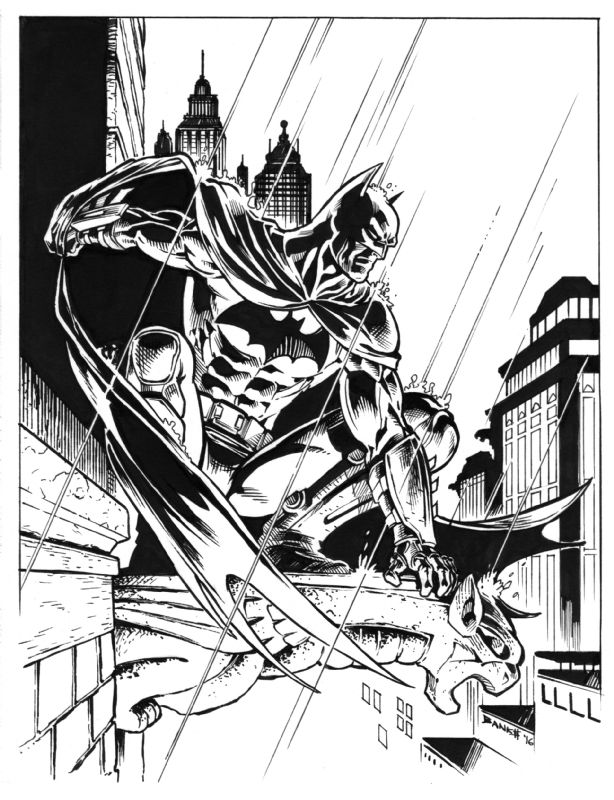 Batman on gargoyle by Darryl Banks!, in Jason Caldwell's Batman! (And ...