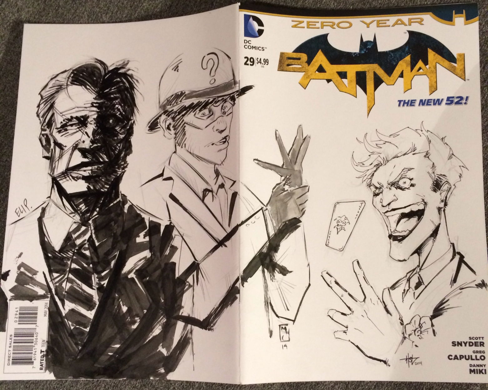 Batman Villain Jam Convention Sketch, in Mike Barrett's Convention ...