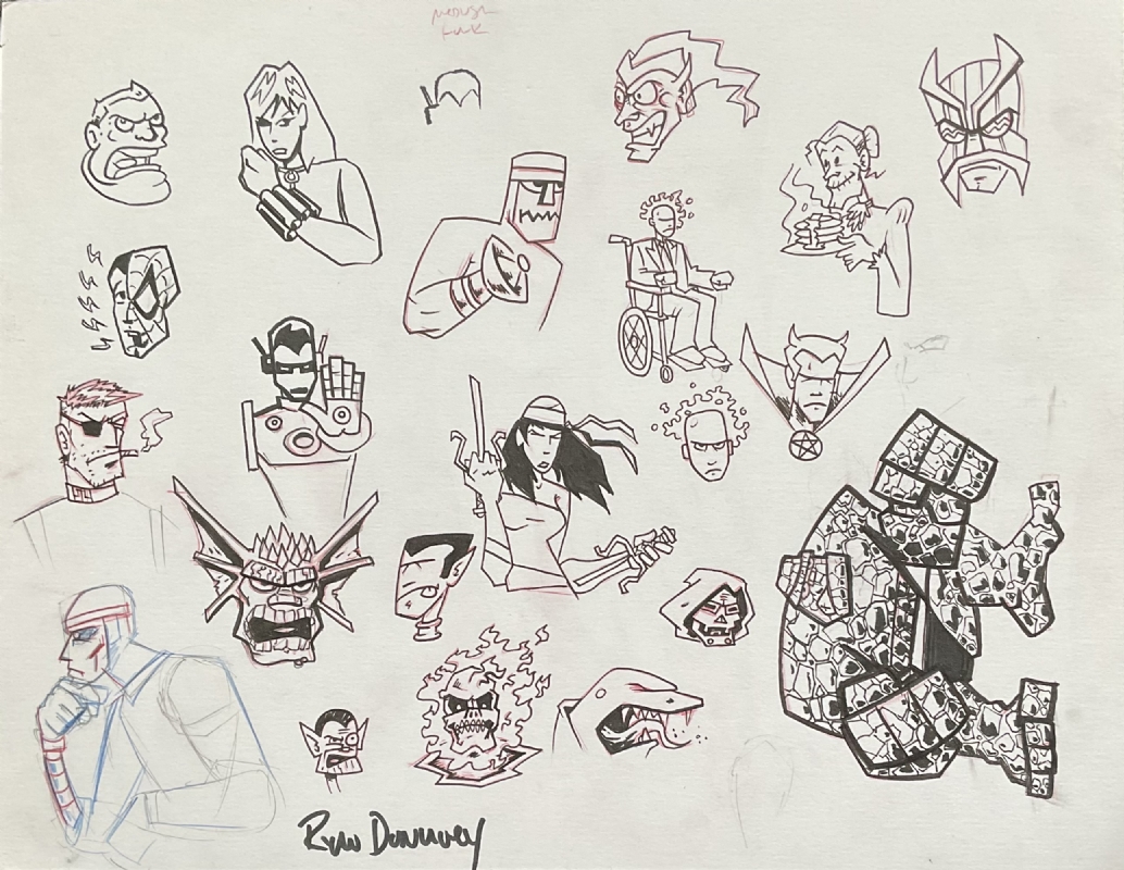 Sketching random Marvel Characters  Marvel Amino