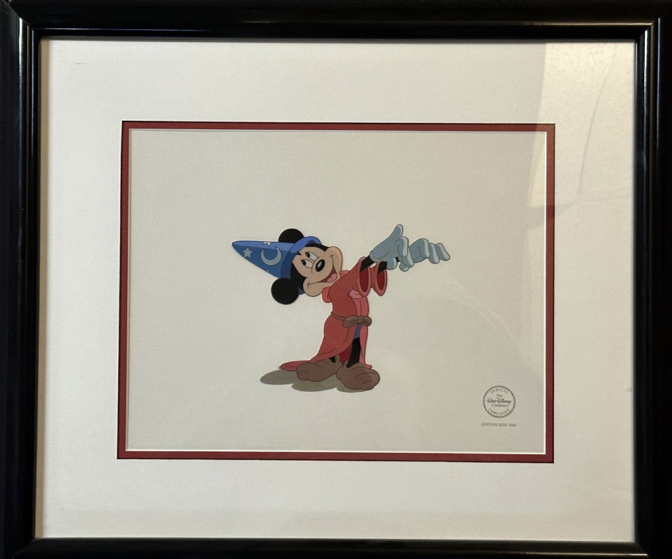 WALT DISNEY MICKEY MOUSE PRESENTS Limited Edition Serigraph Animation Art