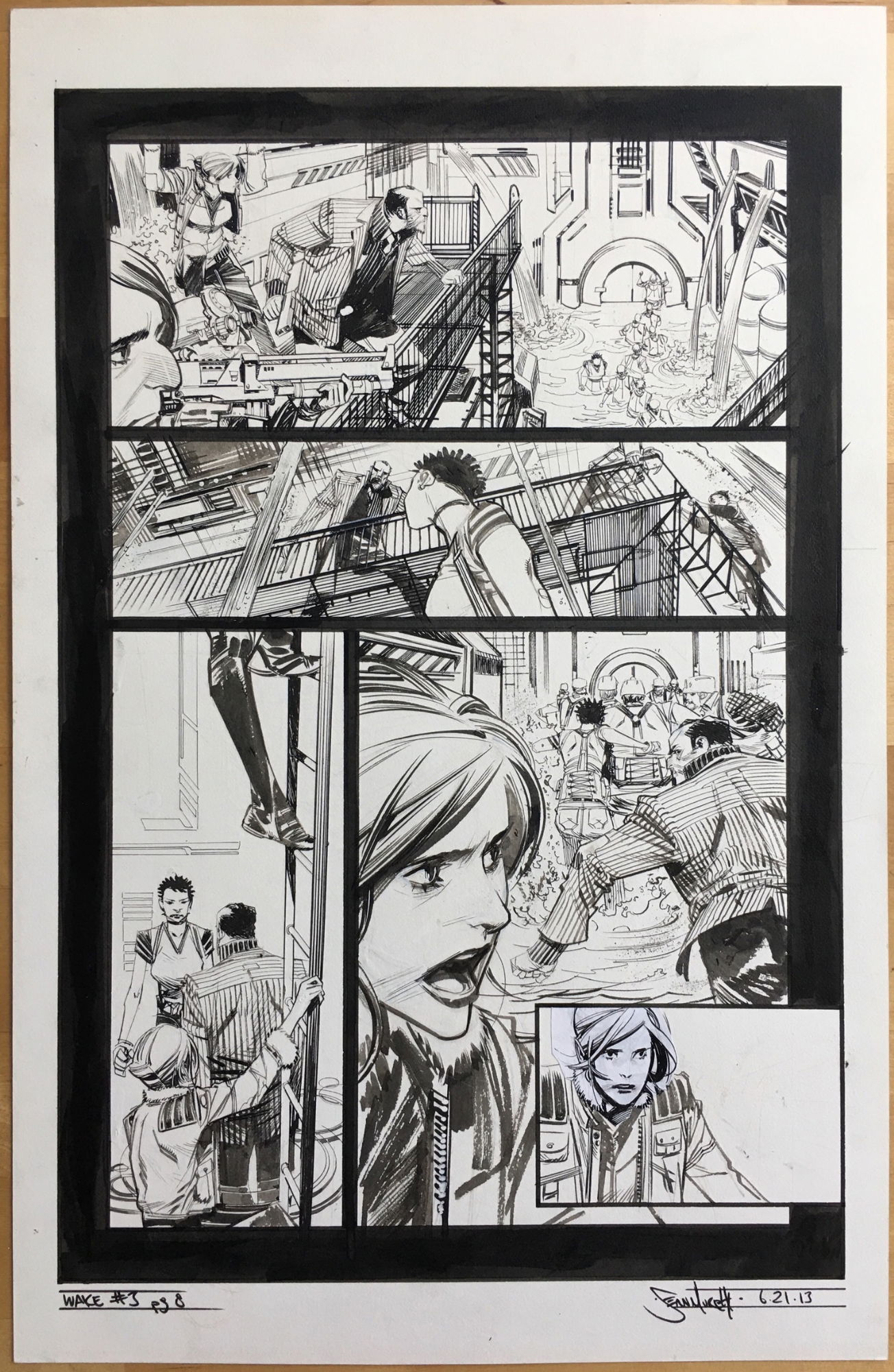 Sean MURPHY - The Wake - Issue 8 - Page 16 - Galerie de la Bande