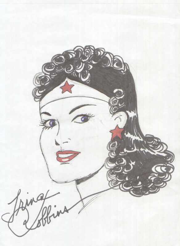 Wonder Woman - Trina Robbins, in Steven Iwasa's Sketches Comic Art ...