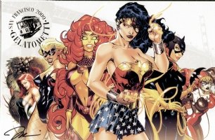 DC Girls - Jim Lee Comic Art