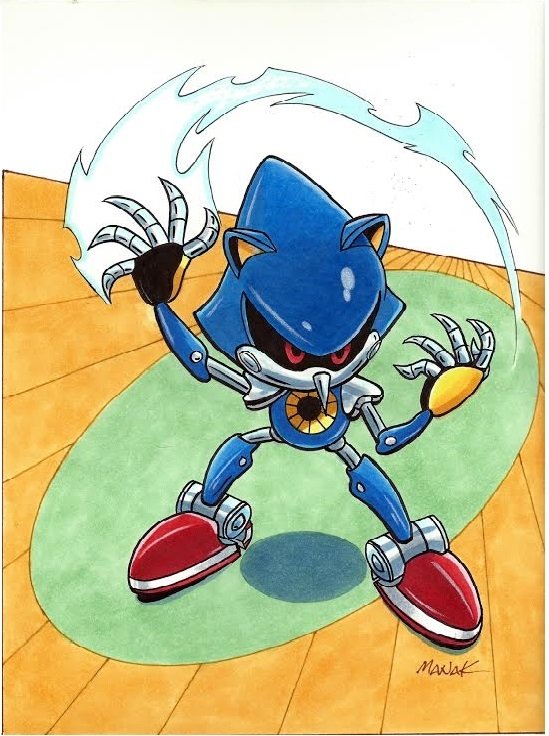 Super Metal Sonic! Kani - Illustrations ART street