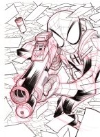 Ultimate Comics Spider-Man: Volume 1, Issue #13, Cover Comic Art