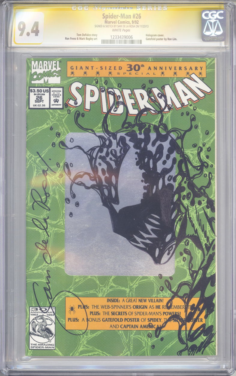 Spider-Man #26 - Sam De La Rosa, in Dustin Roberts's Remarked Covers Comic  Art Gallery Room