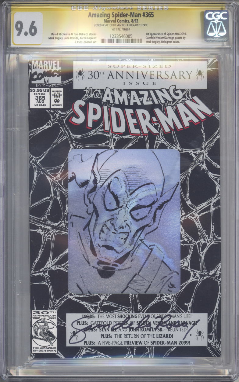 Amazing Spider-Man #365 - Sam De La Rosa, in Dustin Roberts's Remarked  Covers Comic Art Gallery Room