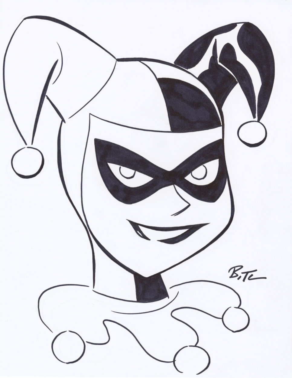 Harley Quinn - Bruce Timm, in Dustin Roberts's Unpublished Art Comic ...