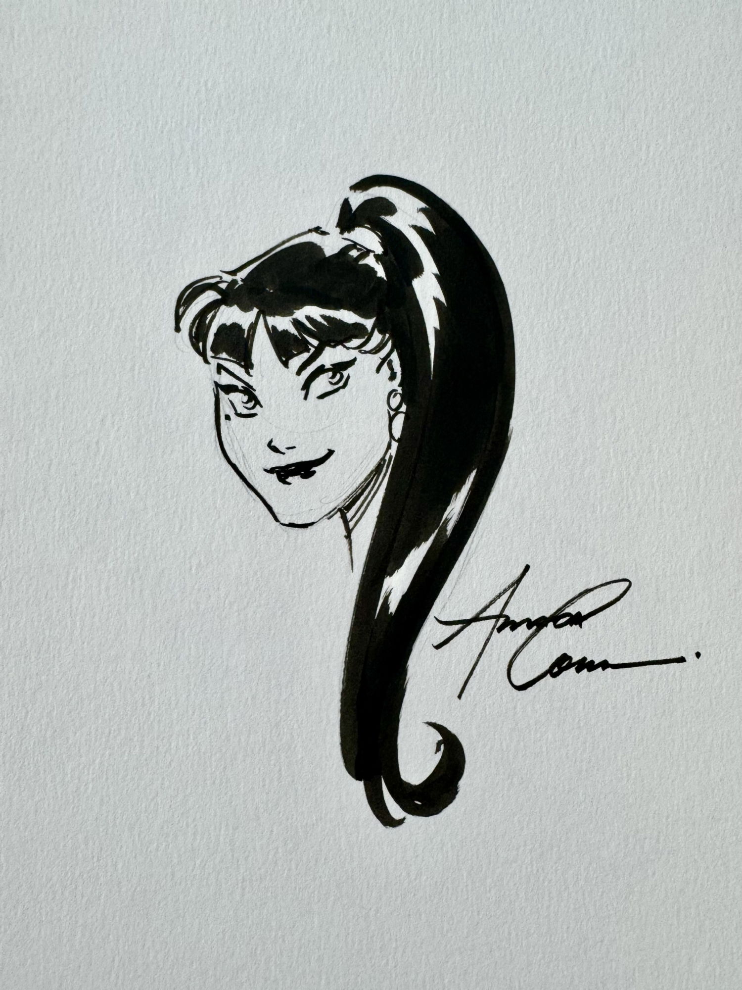 Silk Spectre By Amanda Connor, in Matt Todd's Sketches Comic Art ...