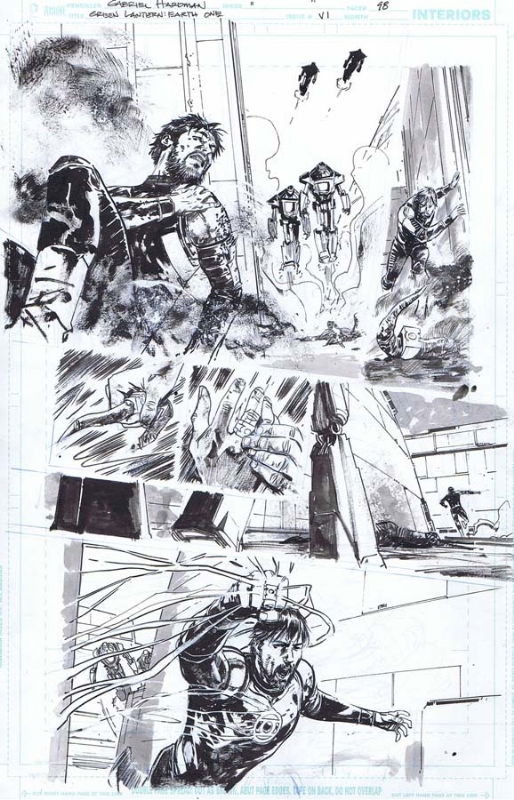 Green Lantern Earth One Page 98 Art by Gabriel Hardman Writer Corrina ...