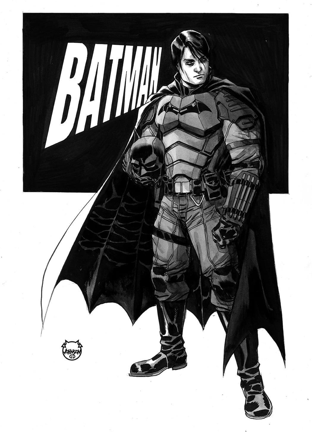 The Batman Unmasked by Dave Johnson , in Matt Todd's Batman Unmasked Comic  Art Gallery Room