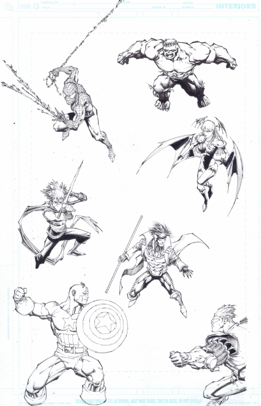 Do a pencil sketch of marvel or dc comic character of your choice by Czucza  | Fiverr