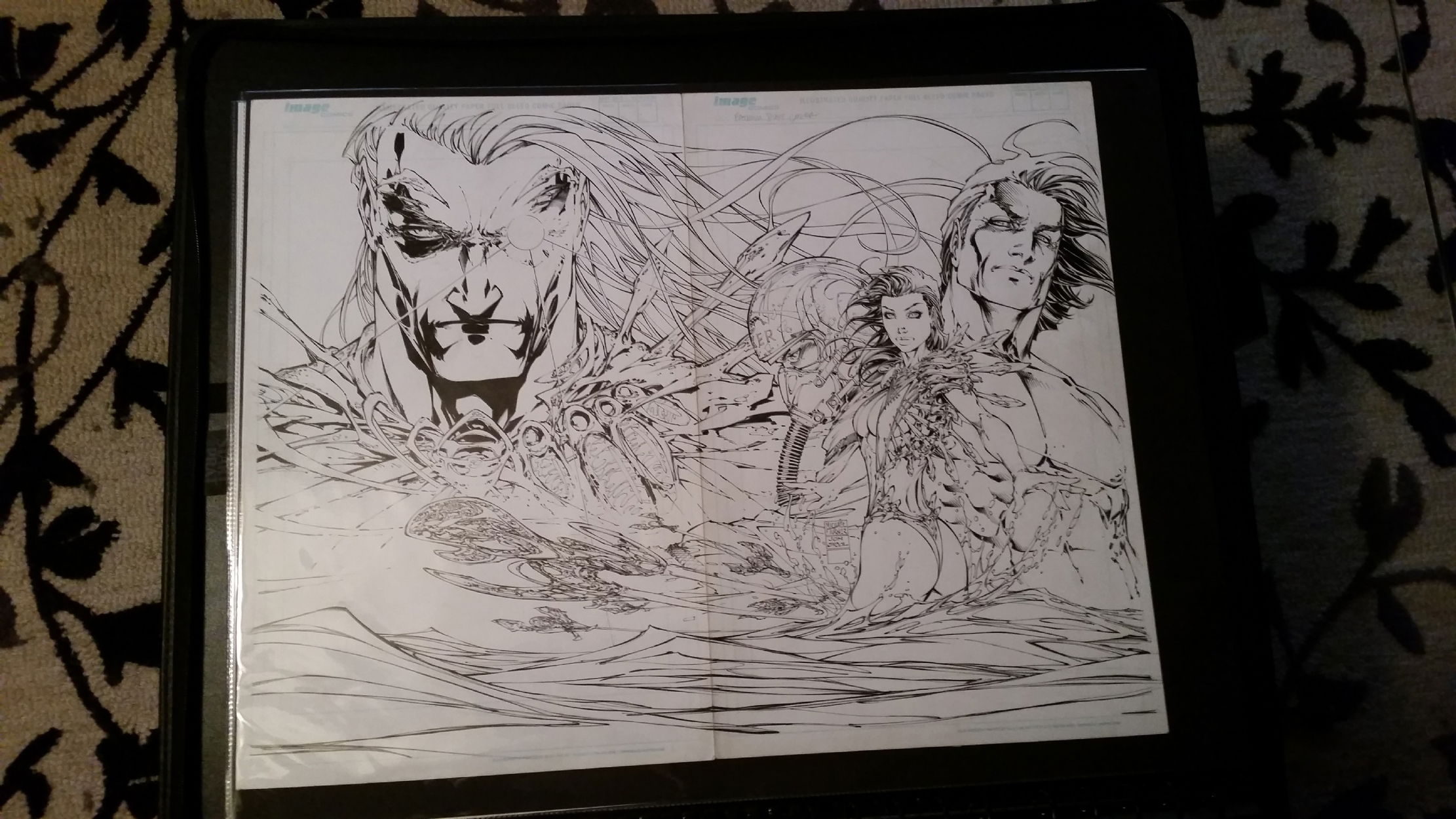 Fathom HC - Dust Cover, in Ross B's Michael Turner Comic Art Gallery Room