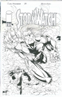Stormwatch 34 Cover Comic Art
