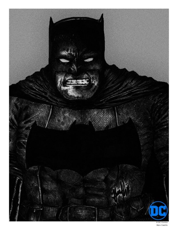 Batman: The Dark Knight Returns - Marv Castillo, in Marv Castillo's 2016  artwork by Marv Castillo Comic Art Gallery Room