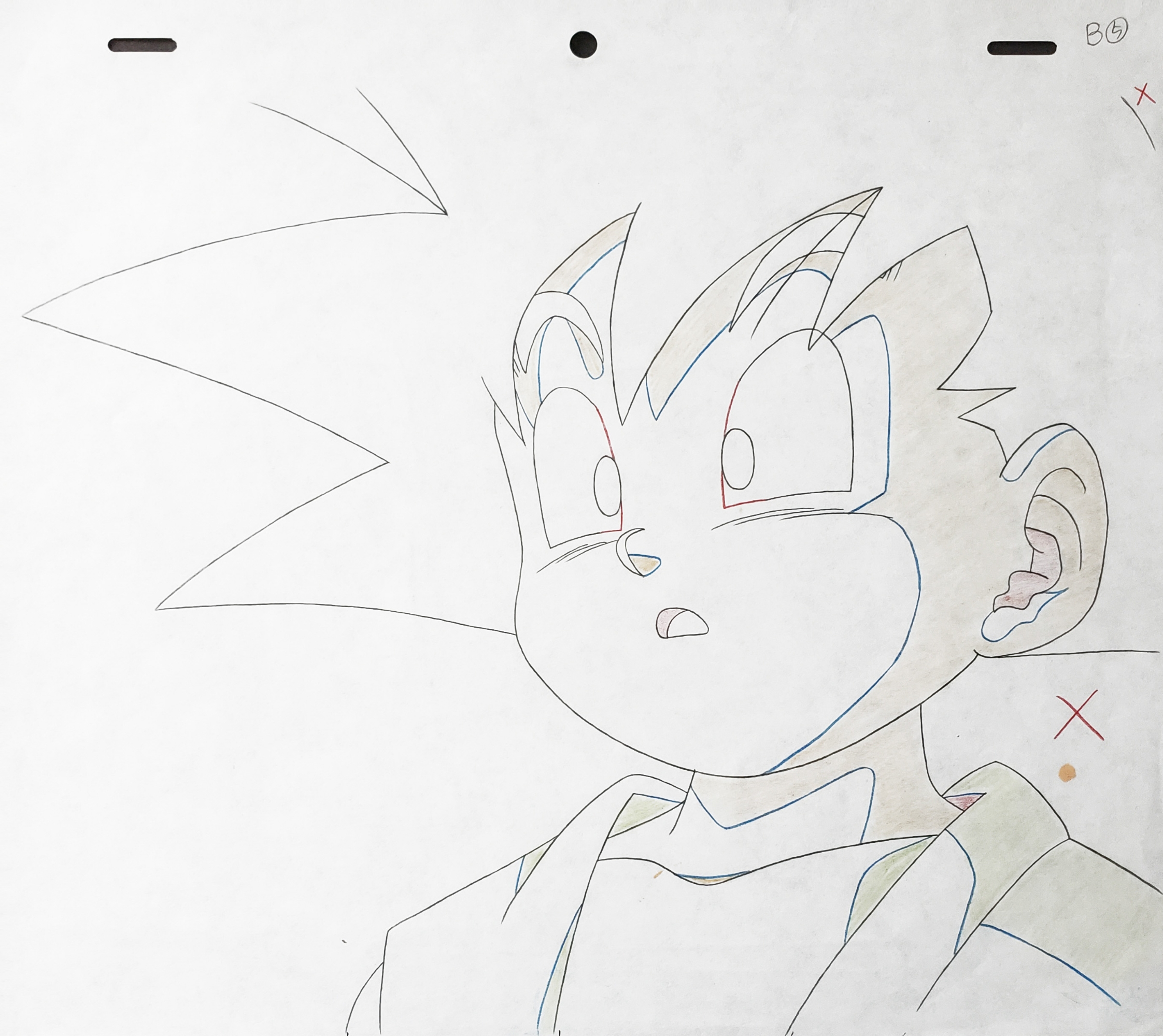 Fan Art Goku Drawing by W Vinci - Fine Art America