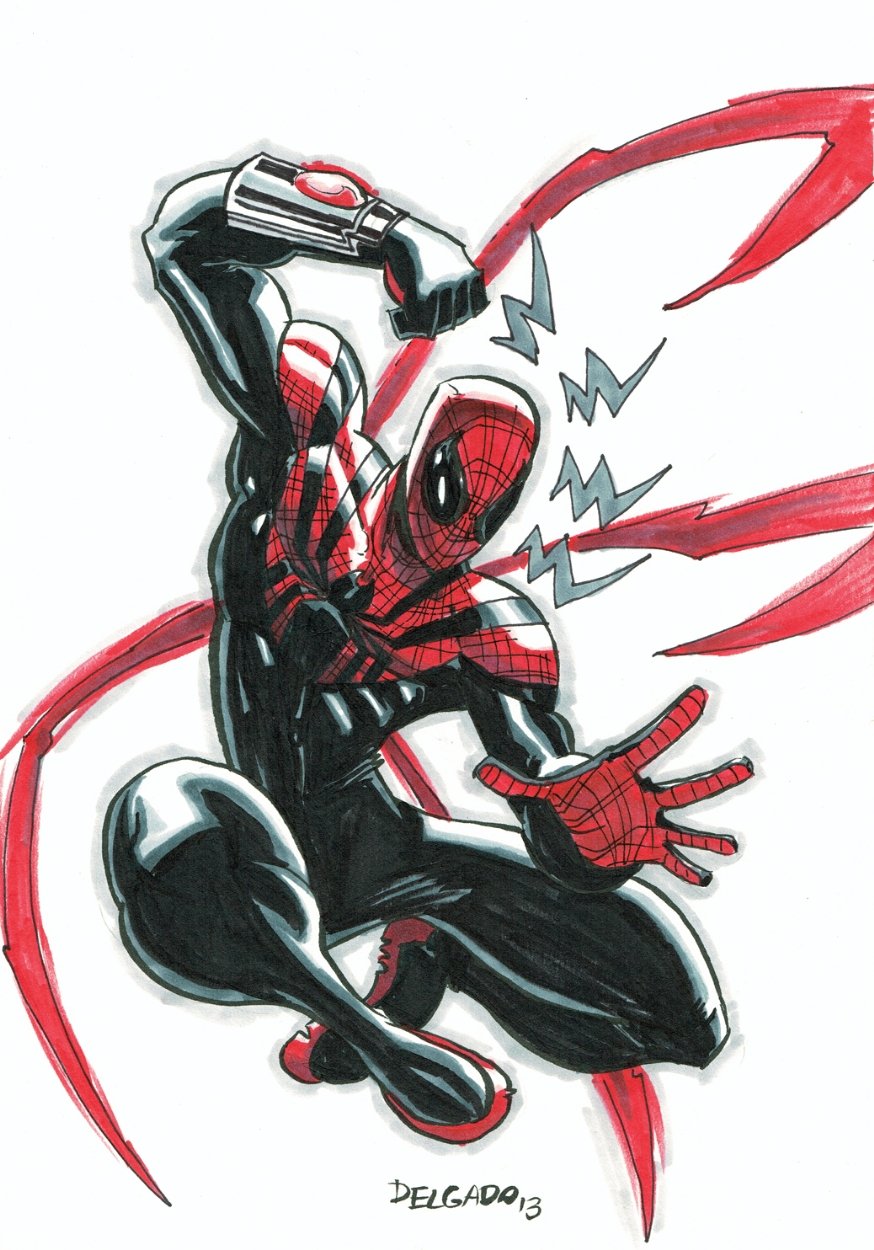 Superior Spider-Man - Edgar Delgado, in Donald Mock's Commissions &  Sketches Comic Art Gallery Room