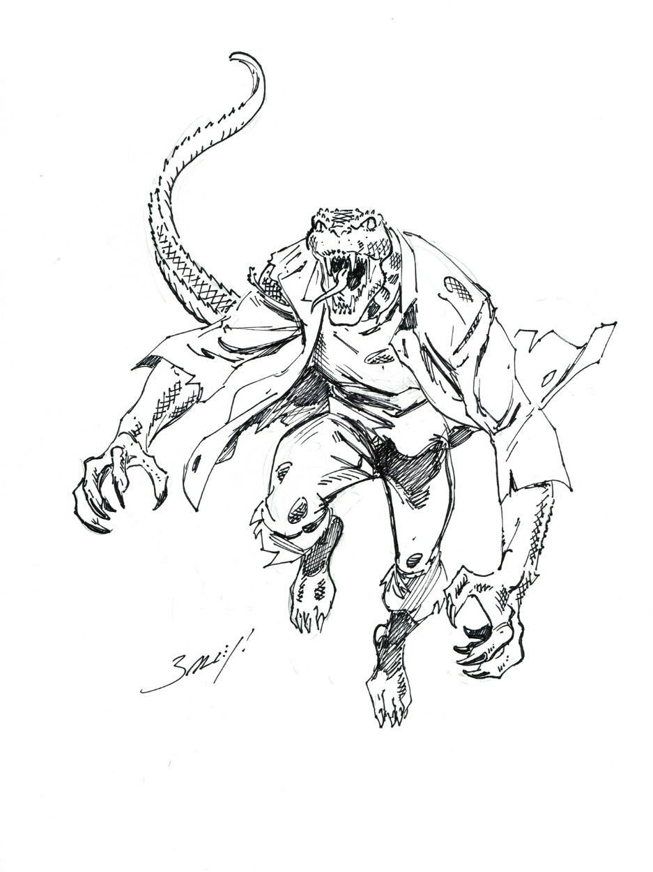 Lizard - Mark Bagley, in Donald Mock's Commissions & Sketches Comic Art ...