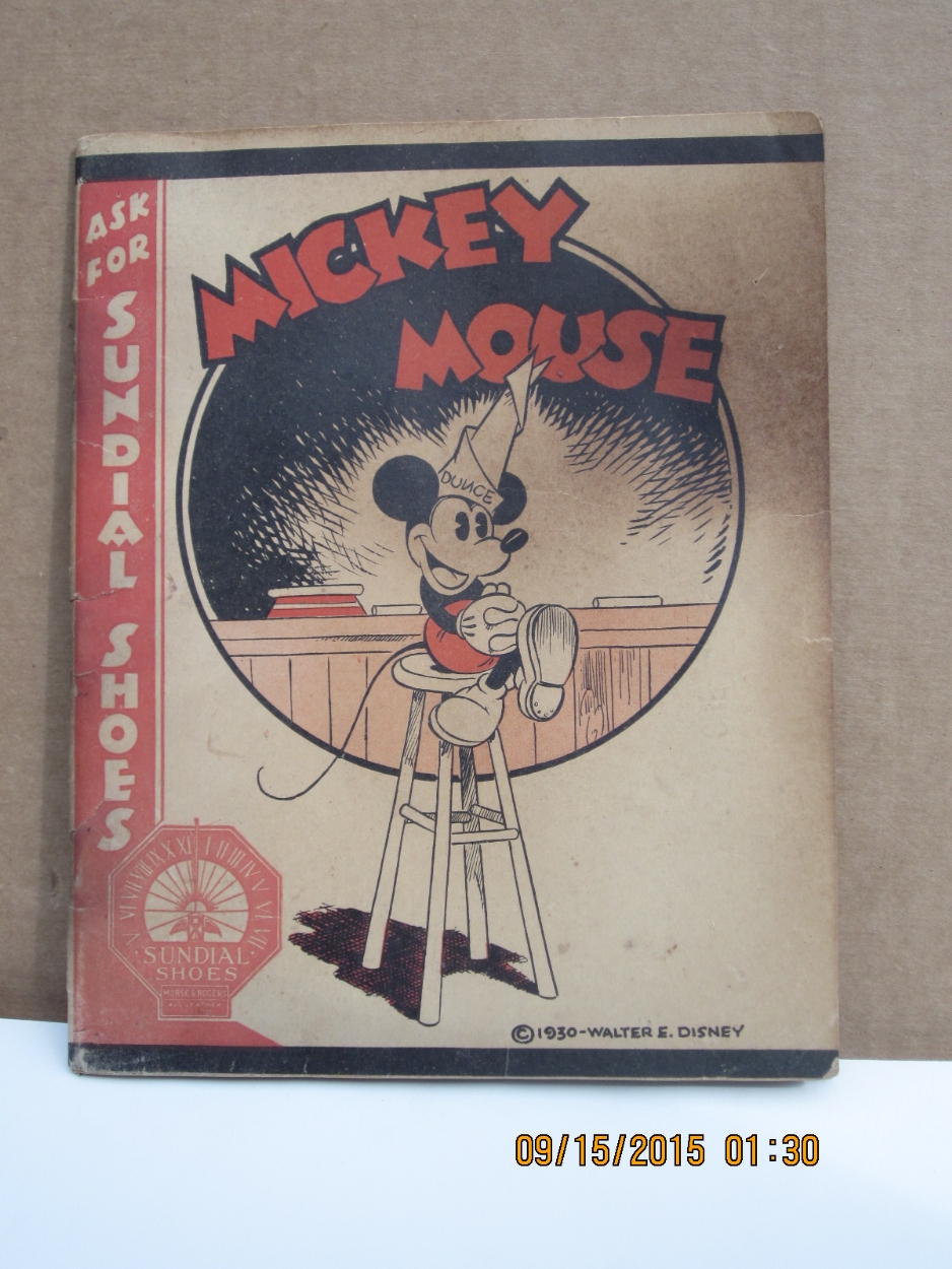 First Mickey Mouse licensed advertising premium ?, in Dennis Books's
