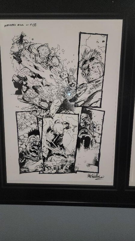 Avengers 44, in Matthew Trudel's Avengers Comic Art Gallery Room