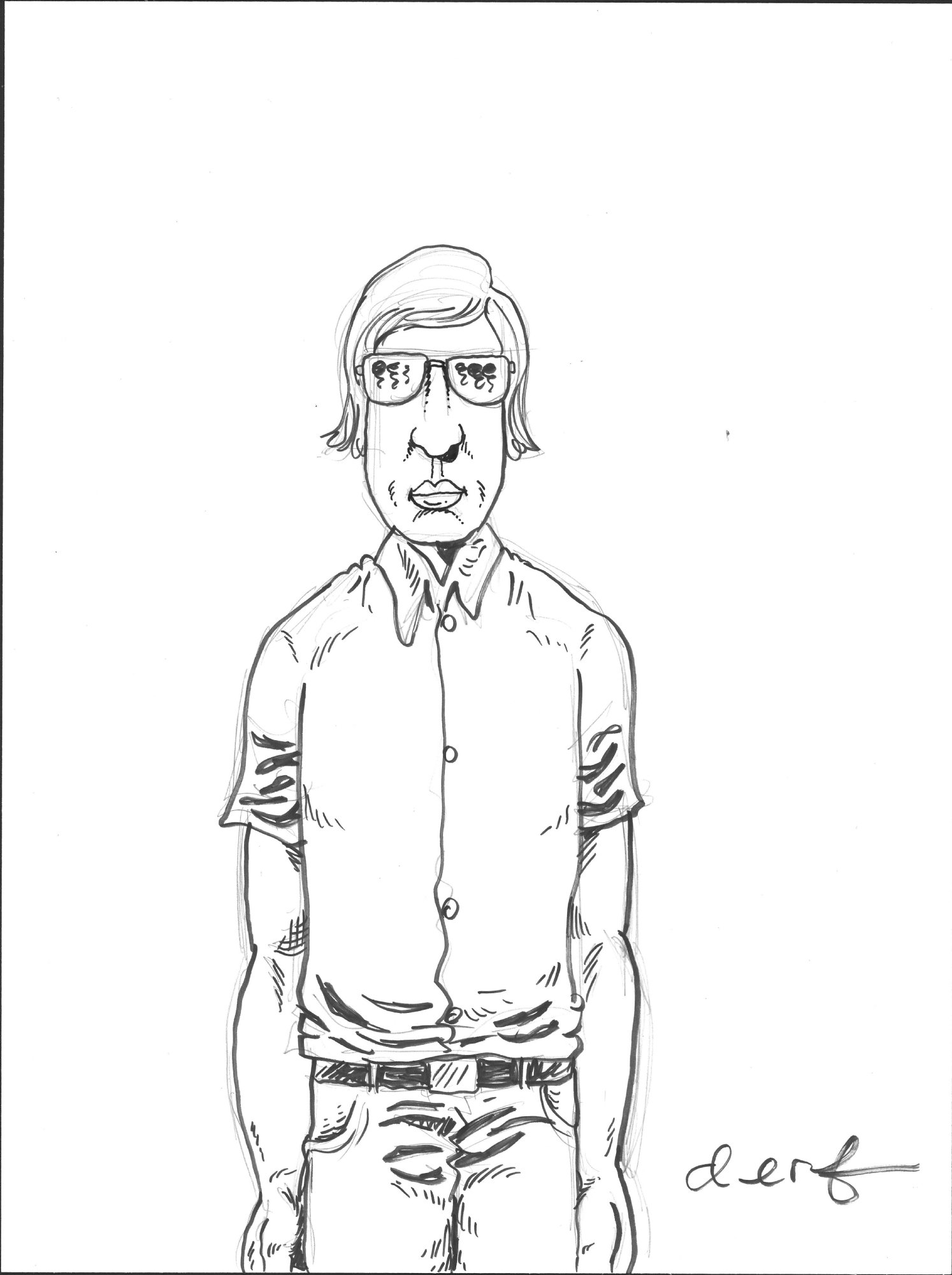 Jeffrey Dahmer (2017), in John Espinoza's Indie Portfolio Comic Art