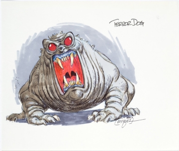 Thom Enriquez - Ghostbusters - Concept Artwork - 1983 - Terror Dog 1 Comic Art