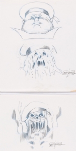 Thom Enriquez - Ghostbusters - Concept Artwork - 1983 - Stay Puft Marshmallow Man 2 Comic Art