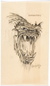 Thom Enriquez - Ghostbusters - Concept Artwork - 1983 - Terror Dog 2 Comic Art