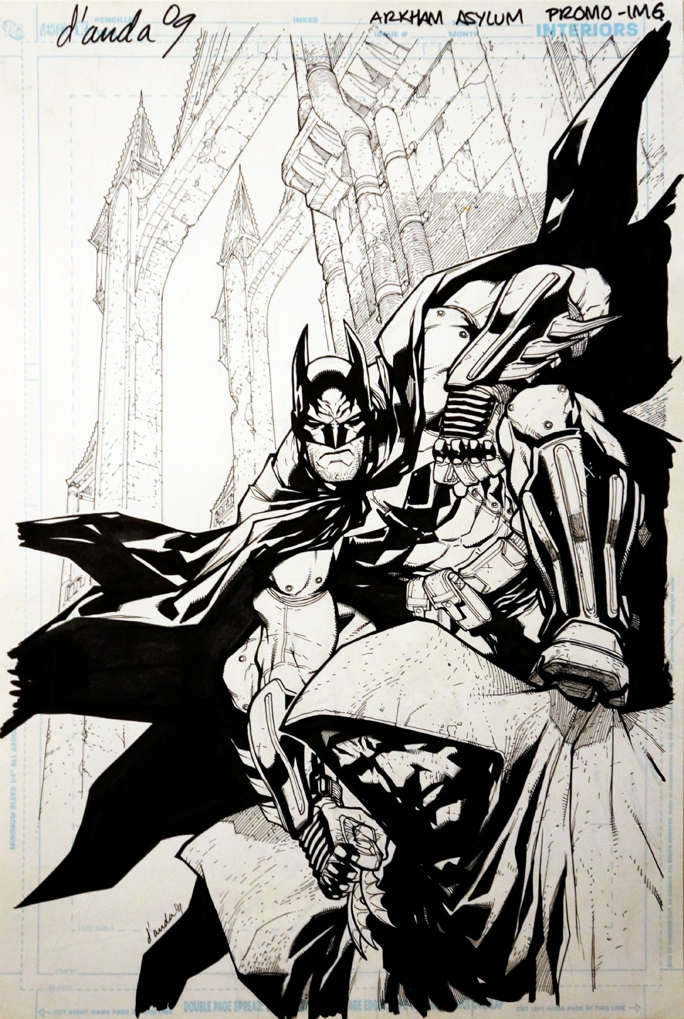 Carlos D'Anda Batman Arkham Asylum , in Marc W's 02 Covers Comic Art  Gallery Room