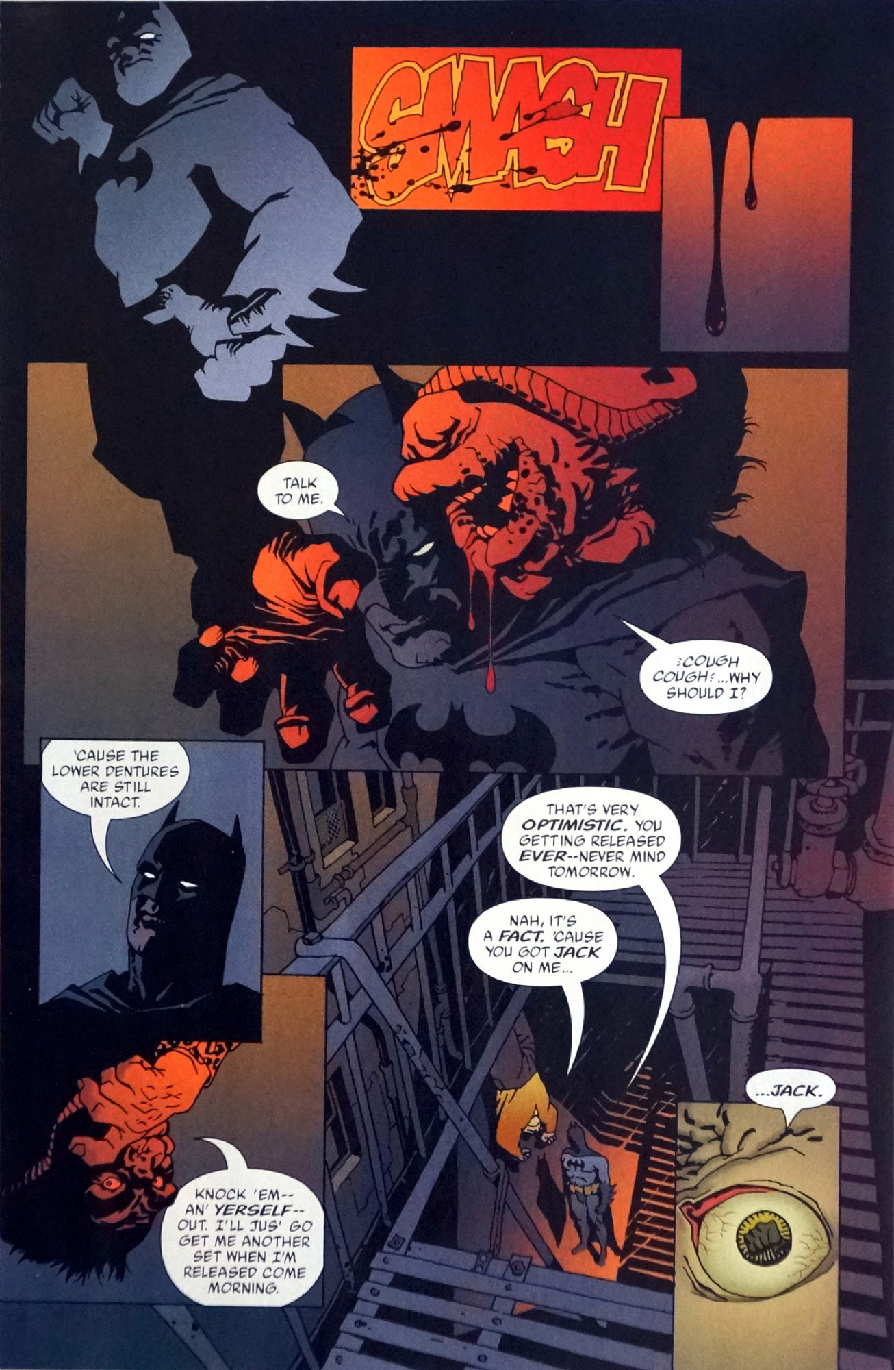 Eduardo Risso Batman 620 page 7 Broken City, in Marc W's 03 Interior Pages  Comic Art Gallery Room