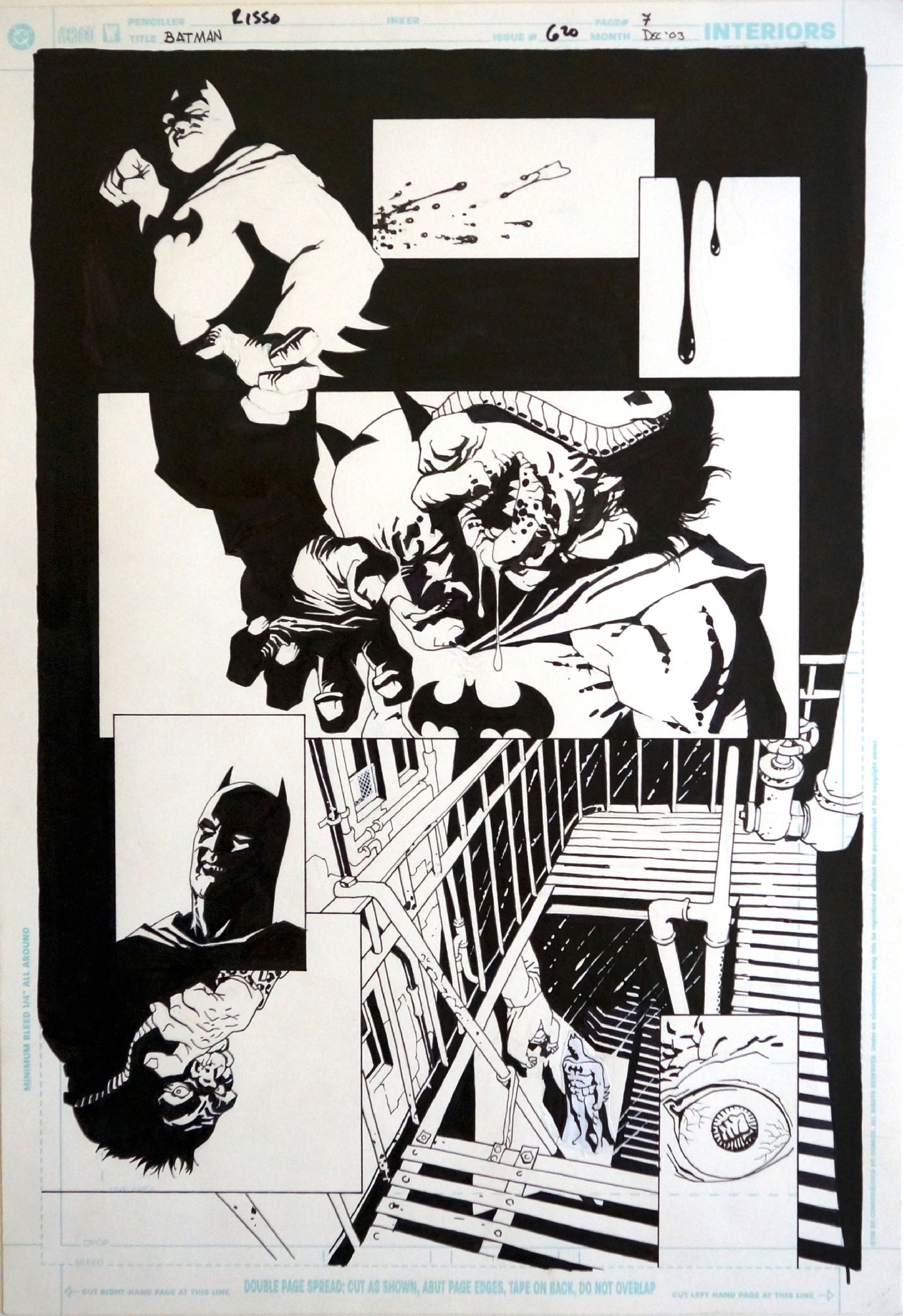 Eduardo Risso Batman 620 page 7 Broken City, in Marc W's 03 Interior Pages  Comic Art Gallery Room