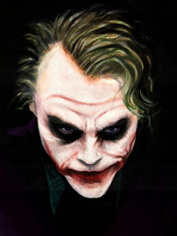 Joker Ledger, in luca strati's color Comic Art Gallery Room