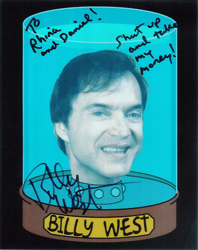 Billy West Signed Print, in Daniel Acosta's Prints Comic Art Gallery Room