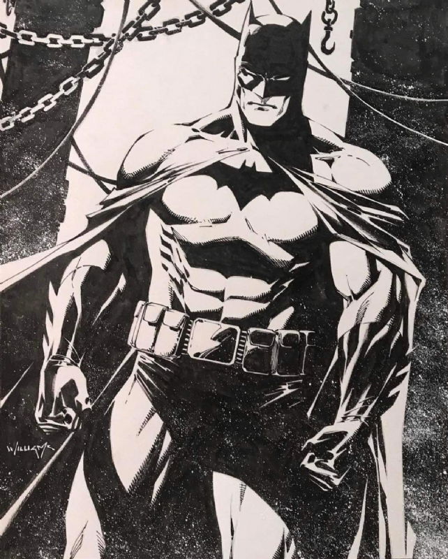 Scott Williams Batman, in Andrea Saladino's Batman commissions Comic ...