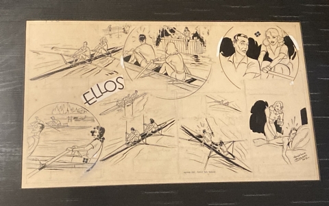 JOS LUIS SALINAS COMIC STRIP ORIGINAL ART * 'PATORUZU SEMANAL' #173 * 1940, Comic Art