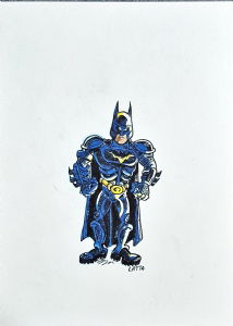 Batman sketch by Latta, Comic Art