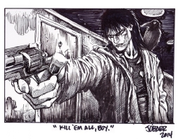 The Crow  Kill 'Em All, Boy  - James O'Barr Comic Art